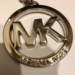 Michael Kors Silver Hang Tag Handbag Charm Fob